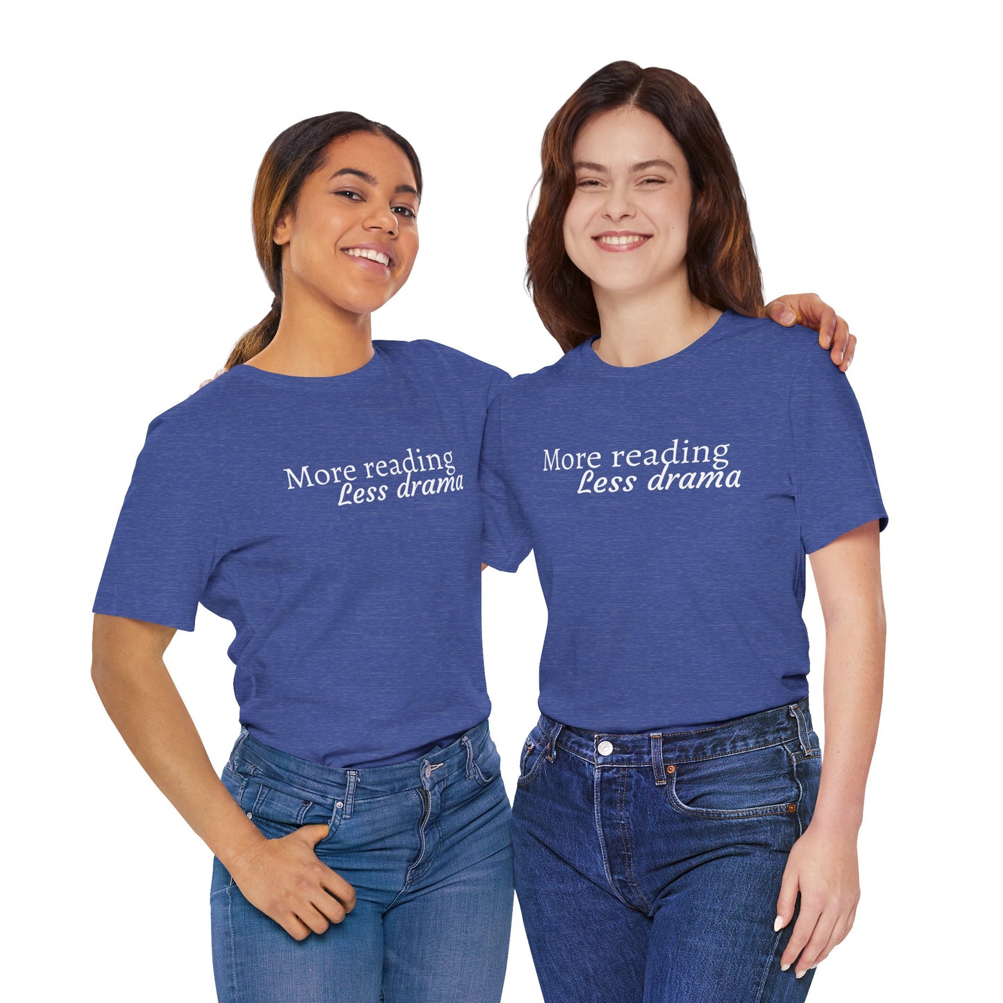 “More reading, Less drama” Graphic T‑Shirt